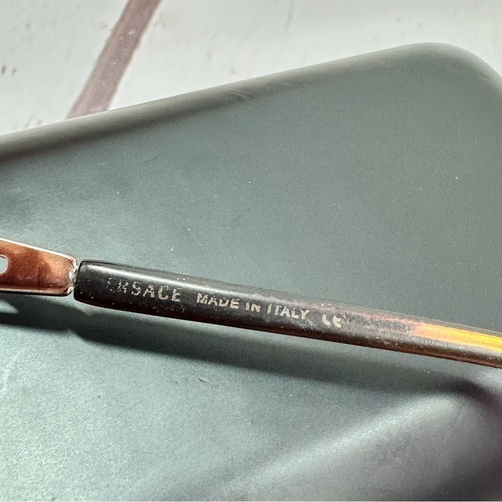 vtg versace Stylish Eyeglasses frames with Case designer